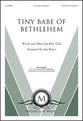 Tiny Babe of Bethlehem SATB choral sheet music cover